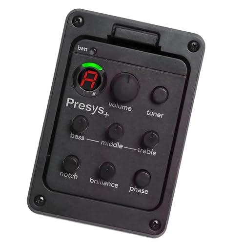 Akustik Tonabnehmer Anfänger 201 Akustikgitarren-Tonabnehmer 4-Band-EQ, Tuner Mikrofon Hybrid-Vorverstärker Akustik Tonabnehmer Anfänger 201 Akustikgitarren-Tonabnehmer 4-Band-EQ, Tuner Mikrofon Hybrid-Vorverstärker von DJYUIOT