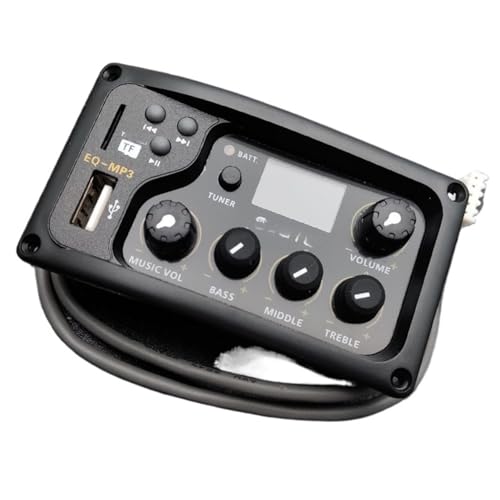 Akustik Tonabnehmer Anfänger 3-Band-EQ mit Tuner und MP3-Player. Lautstärkeregelung für Akustikgitarrenmusik. Bass Mitten und Höhen. Volle Präsenz. Akustik Tonabnehmer Anfänger 3-Band-EQ mit Tuner und MP3-Player. Lautstärkeregelung für Akustikgitarrenmusik. Bass Mitten und Höhen. Volle Präsenz. von DJYUIOT