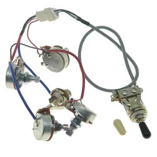 Gitarren Kabelbaumsatz Für LP-E-Gitarren-Tonabnehmer. Vorverdrahteter Kabelbaum mit Potentiometern in voller Größe. Gitarren Kabelbaumsatz Für LP-E-Gitarren-Tonabnehmer. Vorverdrahteter Kabelbaum mit Potentiometern in voller Größe. von DJYUIOT