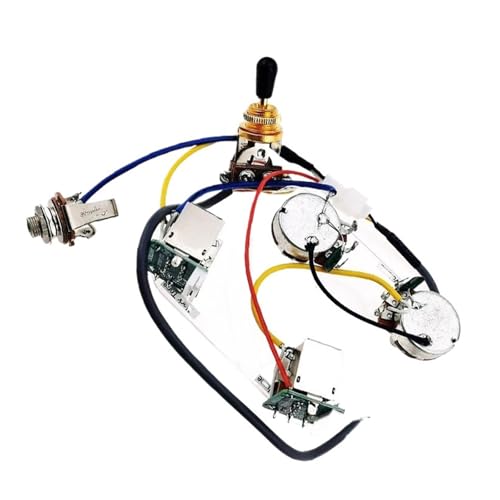 Gitarren Kabelbaumsatz Pickup Harness Push Pull Schalter Potentiometer für LP SG Elektrische Gitarre Gitarren Kabelbaumsatz Pickup Harness Push Pull Schalter Potentiometer für LP SG Elektrische Gitarre von DJYUIOT