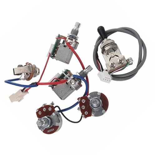 Gitarren Kabelbaumsatz Professioneller Kabelbaum Push-Pull-Potentiometer mit 1 Kippschalter 4 Potentiometern 1 Buchse für LP SG-Gitarren Gitarren Kabelbaumsatz Professioneller Kabelbaum Push-Pull-Potentiometer mit 1 Kippschalter 4 Potentiometern 1 Buchse für LP SG-Gitarren von DJYUIOT