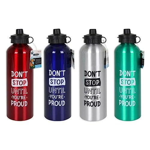 DKD Home Decor Bewinner Sport Wasserflasche aus Aluminium, Fassungsvermögen 500 ml von DKD Home Decor