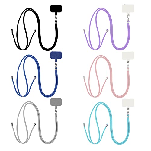 DKDDSSS 6 Pcs Handykette, Universal Handy Umhängeband, Kette zum Umhängen, Handyband passend für alle Standard Handyhülle DKDDSSS 6 Pcs Handykette, Universal Handy Umhängeband, Kette zum Umhängen, Handyband passend für alle Standard Handyhülle von DKDDSSS