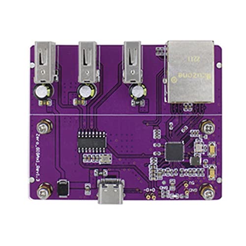 DKSooozs Für Zero 2 W USB auf RJ45 HUB Ethernet oder USB auf RJ45 Hub für Pi0 und Pi0 2 W (ohne Gehäuse) von DKSooozs