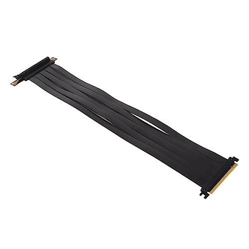 DKaony PCIE 4.0 X16 Kabel Extreme 64 GB/s High Speed ​​180 Grad Flexible GPU Erweiterungskarte Für RTX3080 RTX3080ti Für RX6900XT RX6800XT (35cm) von DKaony