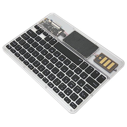 DKaony Tastatur, Laptop-Tastatur mit Großer Kapazität, Acryl, für IOS (Schwarz) von DKaony