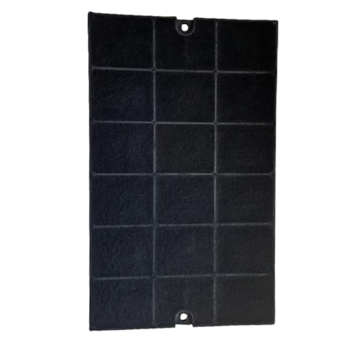 DL SERVICE F41 Aktivkohlefilter für Electrolux Dunstabzugshaube Faber Ariston Whirlpool Electrolux Smeg | Filter 2 Löcher zur Befestigung Maße 45 x 27 cm | kompatibel mit Faber Ariston Whirlpool Smeg von DL SERVICE