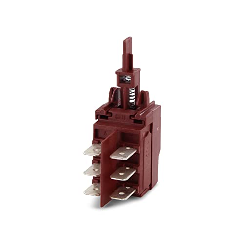 DL-pro Tastenschalter ein/aus für AEG Electrolux 5028747300/8 5028747300 Rold Series SA 16 Netzschalter Schalter 1-fach für Favorit Geschirrspüler Spülmaschine Geschirrspülmaschine von DL-pro