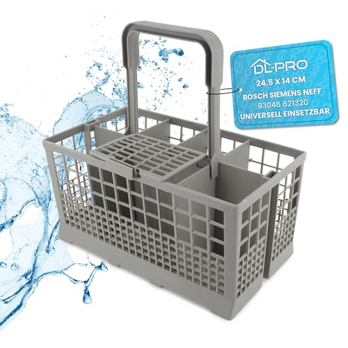 DL-pro Besteckkorb Spülmaschine Universal 24,5x14cm für Bosch 00093046 passend für viele gängige Spülmaschinen wie Bauknecht Siemens Gorenje AEG Privileg robustes Design für sauberes Besteck DL-pro Besteckkorb Spülmaschine Universal 24,5x14cm für Bosch 00093046 passend für viele gängige Spülmaschinen wie Bauknecht Siemens Gorenje AEG Privileg robustes Design für sauberes Besteck von DL-pro