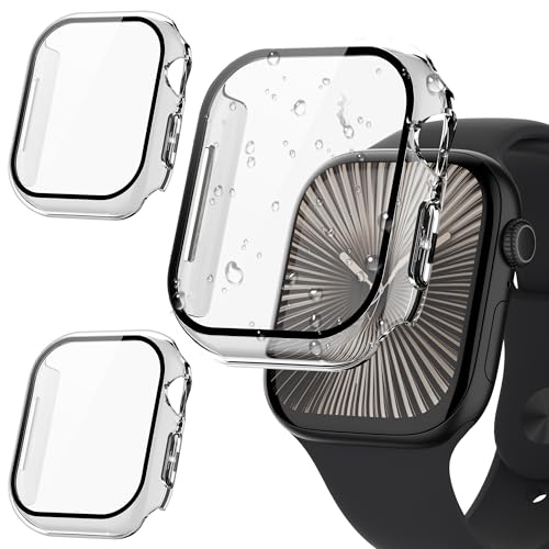 2 Stück Schutzhülle für Apple Watch 10 42mm Displayschutz,Transparent Schutz Hülle mit Kratzfestes Ultradünne Smartwatch Gehäuse Hard PC Protector Cover Case für iWatch Series 10 2 Stück Schutzhülle für Apple Watch 10 42mm Displayschutz,Transparent Schutz Hülle mit Kratzfestes Ultradünne Smartwatch Gehäuse Hard PC Protector Cover Case für iWatch Series 10 von DLENP