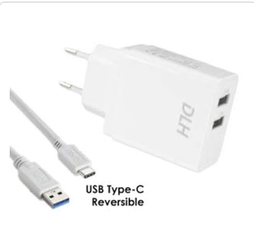 DLH 12 W 2 USB-Ladegerät USB-C Kabel. von DLH