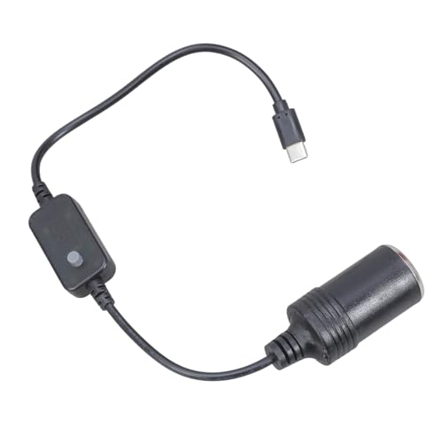 DLUKENY USB C Zu Zigaretten Leichtere Sockeladapterkabel 5 V Bis 20 V Für Autozubehör Wie Dashcam Und GPSS DLUKENY USB C Zu Zigaretten Leichtere Sockeladapterkabel 5 V Bis 20 V Für Autozubehör Wie Dashcam Und GPSS von DLUKENY