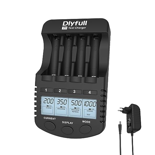 Dlyfull Akku Ladegerät AA AAA Batterieladegerät Schnell Akkuladegerät für AA AAA NI-MH NI-CD Akkus mit Batterie Reparatur、Entladungsfunktion - Ladegerät für Batterien AAA und AA Dlyfull Akku Ladegerät AA AAA Batterieladegerät Schnell Akkuladegerät für AA AAA NI-MH NI-CD Akkus mit Batterie Reparatur、Entladungsfunktion - Ladegerät für Batterien AAA und AA von DLYFULL
