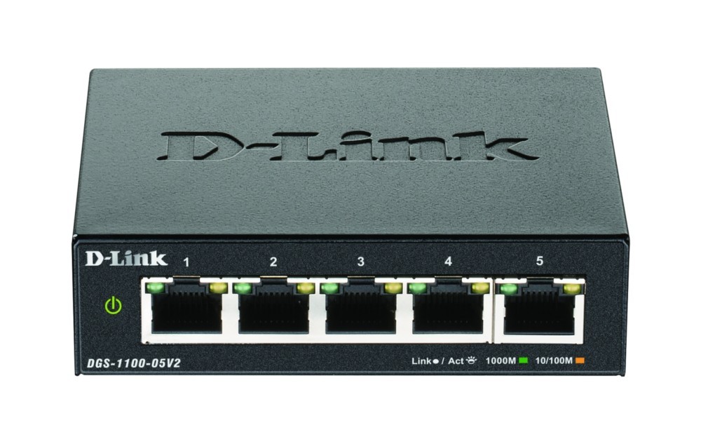 DLink Deutschland 5-Port Gigabit SmartSwitch DGS-1100-05V2/E DLink Deutschland 5-Port Gigabit SmartSwitch DGS-1100-05V2/E von DLink Deutschland