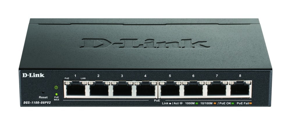 DLink Deutschland 8-Port Gigabit SmartSwitch DGS-1100-08PV2/E DLink Deutschland 8-Port Gigabit SmartSwitch DGS-1100-08PV2/E von DLink Deutschland