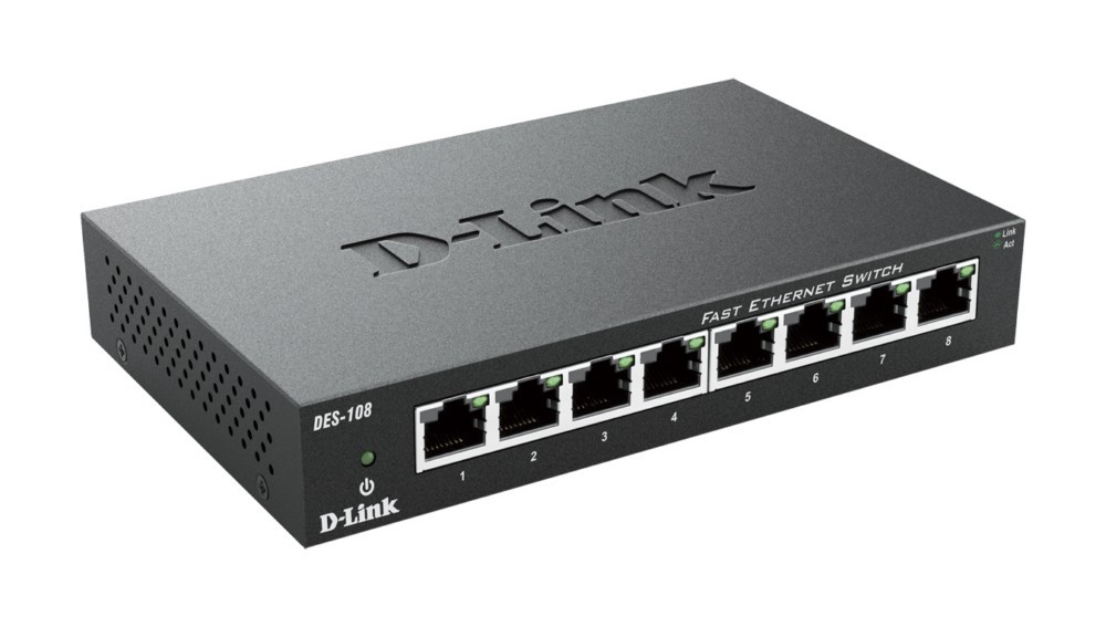 DLink Deutschland 8-Port Switch DES-108/E DLink Deutschland 8-Port Switch DES-108/E von DLink Deutschland