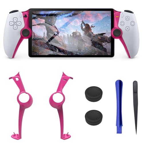 DLseego Hülle für Playstation Portal Remote Player PS5 Konsole,Abnehmbarer Dekorstreifen Mit Werkzeugen zur Montage und Demontage mit 2 Thumbstick Kappen für PS Portal,Rosa DLseego Hülle für Playstation Portal Remote Player PS5 Konsole,Abnehmbarer Dekorstreifen Mit Werkzeugen zur Montage und Demontage mit 2 Thumbstick Kappen für PS Portal,Rosa von DLseego
