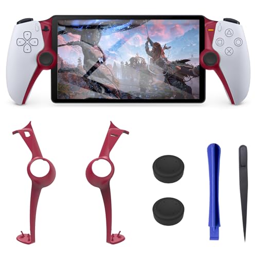 DLseego Hülle für Playstation Portal Remote Player PS5 Konsole,Abnehmbarer Dekorstreifen Mit Werkzeugen zur Montage und Demontage mit 2 Thumbstick Kappen für PS Portal,Rot DLseego Hülle für Playstation Portal Remote Player PS5 Konsole,Abnehmbarer Dekorstreifen Mit Werkzeugen zur Montage und Demontage mit 2 Thumbstick Kappen für PS Portal,Rot von DLseego