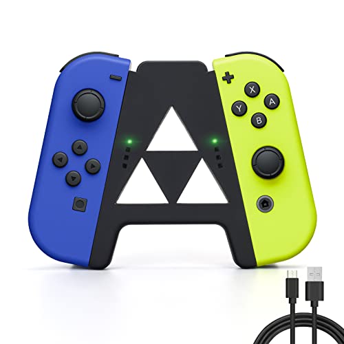 DLseego Joy Con Griffe für Switch und Switch OLED, Joy Con Grip Controller Tragbarer A-Grip,Plug and Play-Schwarz DLseego Joy Con Griffe für Switch und Switch OLED, Joy Con Grip Controller Tragbarer A-Grip,Plug and Play-Schwarz von DLseego
