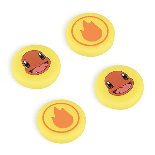 DLseego Joystick-Kappen Kompatibel mit Switch/Switch Lite/Switch OLED Joy Con,Niedliche Silikon Analog Stick Caps, schützende Daumengriff Abdeckungen - Feuerspeiender Drache (4PCS) von DLseego