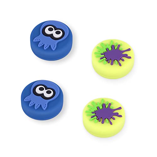 DLseego Joystick Kappen Kompatibel mit Switch/Switch Lite/Switch OLED Joy Con Grip,Niedliche Silikon Analog Stick Cap, Schutzhülle Cartoon Button Cap,4PCS,Eingefärbter Oktopus DLseego Joystick Kappen Kompatibel mit Switch/Switch Lite/Switch OLED Joy Con Grip,Niedliche Silikon Analog Stick Cap, Schutzhülle Cartoon Button Cap,4PCS,Eingefärbter Oktopus von DLseego