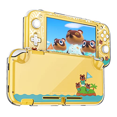 DLseego Schutzhülle für Switch Lite, Clear Hard PC Case Cover Split Design Stoßfeste Anti-Scratch Shell Zubehör für Switch Lite Console und Joycon Controller - Klar von DLseego