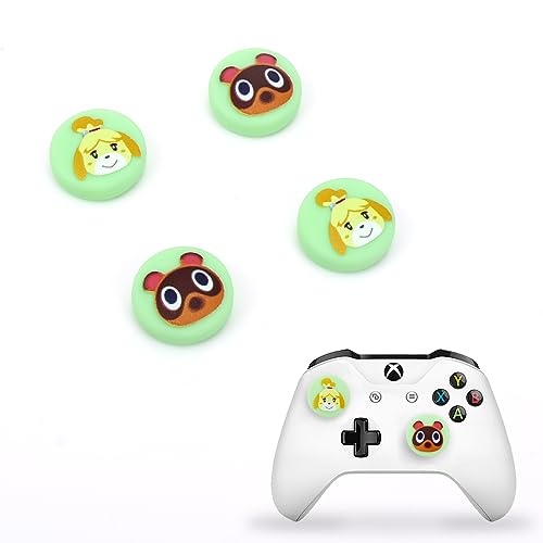 DLseego Thumbstick Kappen Grip Set Caps für Xbox Series X PS5 PS4 Switch Pro Controller,4PCS Joystick Kappen Thumb Grips,Thumb-Stick Capuchons PS4 PS5 Zubehör,Grün DLseego Thumbstick Kappen Grip Set Caps für Xbox Series X PS5 PS4 Switch Pro Controller,4PCS Joystick Kappen Thumb Grips,Thumb-Stick Capuchons PS4 PS5 Zubehör,Grün von DLseego