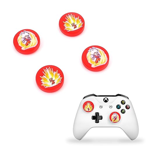 DLseego Thumbstick Kappen Grip Set Caps für Xbox Series X PS5 PS4 Switch Pro Controller,4PCS Joystick Kappen Thumb Grips,Thumb-Stick Capuchons PS4 PS5 Zubehör,Rot DLseego Thumbstick Kappen Grip Set Caps für Xbox Series X PS5 PS4 Switch Pro Controller,4PCS Joystick Kappen Thumb Grips,Thumb-Stick Capuchons PS4 PS5 Zubehör,Rot von DLseego
