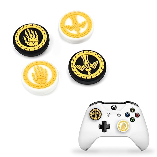 DLseego Thumbstick Kappen Grip Set Caps für Xbox Series X PS5 PS4 Switch Pro Controller,Joystick Schutz Anhänge,Thumb-Stick Grip PS4 PS5 Zubehör,Schwarzes und weißes Schwert und Hand DLseego Thumbstick Kappen Grip Set Caps für Xbox Series X PS5 PS4 Switch Pro Controller,Joystick Schutz Anhänge,Thumb-Stick Grip PS4 PS5 Zubehör,Schwarzes und weißes Schwert und Hand von DLseego