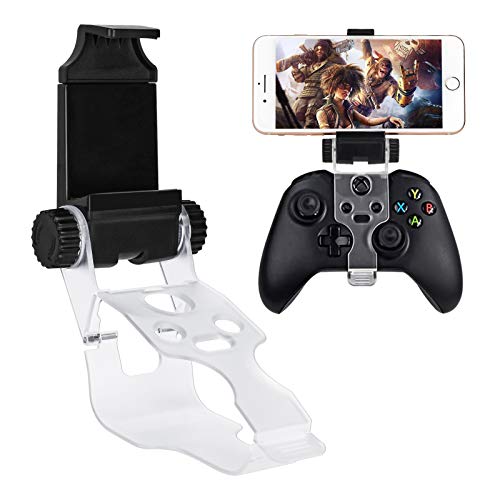 DLseego Xbox Series S/X Controller Phone Mount Clip,Faltbarer Handyhalter für Xbox-Controller Handyhalterung Clip Tragbarer Game Controller Smartphone Halterung für Xbox Series S/Xbox Series X-Schwarz von DLseego