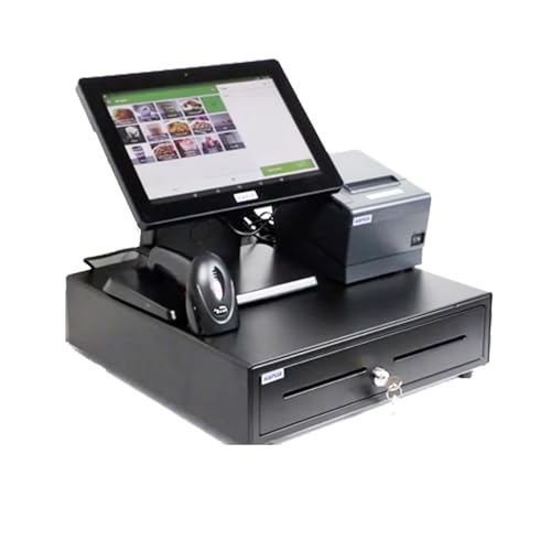 DMETE Registrierkasse 12-Zoll-Touchscreen-Registrierkasse, POS-Systemmaschine mit Drucker, Scanner und Kasse for den Einzelhandel für kleine Unternehmen DMETE Registrierkasse 12-Zoll-Touchscreen-Registrierkasse, POS-Systemmaschine mit Drucker, Scanner und Kasse for den Einzelhandel für kleine Unternehmen von DMETE