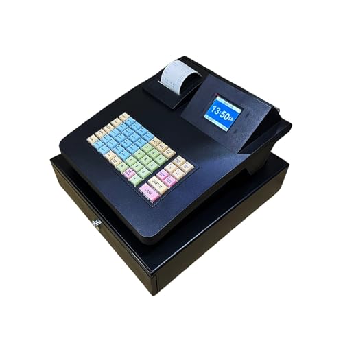 DMETE Registrierkasse Elektronische Registrierkasse, Fast-Food-Nuaden, Convenience-Juwelierschäft, Violettes Licht, Währungsdetektor, englische ECR-Registrierkasse für kleine Unternehmen DMETE Registrierkasse Elektronische Registrierkasse, Fast-Food-Nuaden, Convenience-Juwelierschäft, Violettes Licht, Währungsdetektor, englische ECR-Registrierkasse für kleine Unternehmen von DMETE