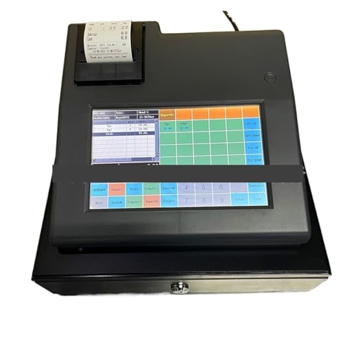 DMETE Registrierkasse Intelligente kleine Registrierkasse, 9-Zoll-Touchscreen Englische Fast-Food-Milchtee-elektronische Registrierkasse für kleine Unternehmen DMETE Registrierkasse Intelligente kleine Registrierkasse, 9-Zoll-Touchscreen Englische Fast-Food-Milchtee-elektronische Registrierkasse für kleine Unternehmen von DMETE