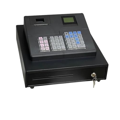DMETE Registrierkasse Schwarze elektronische Registrierkasse mit 38 Tasten USB/RS232 und 58-MM-Thermodrucker ECR600 für kleine Unternehmen DMETE Registrierkasse Schwarze elektronische Registrierkasse mit 38 Tasten USB/RS232 und 58-MM-Thermodrucker ECR600 für kleine Unternehmen von DMETE