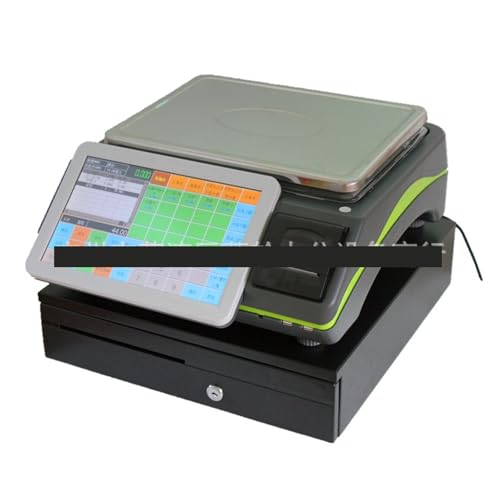 DMETE Registrierkasse Widescreen-Touchscreen-Kassenwaage, Obst- und Snack-Supermarkt-Kassenwaage, druckbare elektronische Waage, All-in-One-Maschine, POS-Maschine für kleine Unternehmen DMETE Registrierkasse Widescreen-Touchscreen-Kassenwaage, Obst- und Snack-Supermarkt-Kassenwaage, druckbare elektronische Waage, All-in-One-Maschine, POS-Maschine für kleine Unternehmen von DMETE