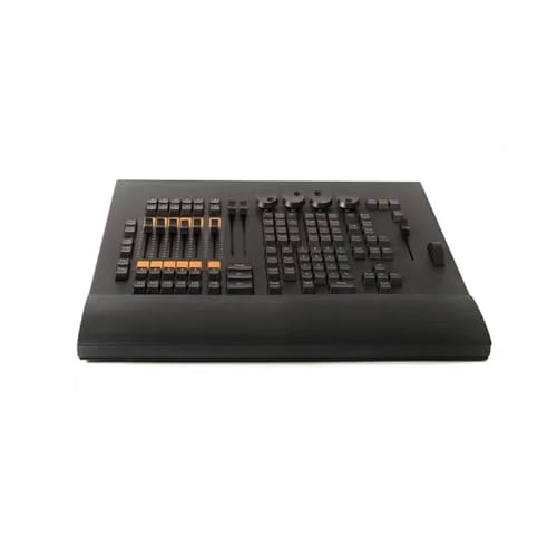 Lichtmischpult MA2 Fader Wing Konsole Bühnenlichtsteuerung, LED-Beleuchtungskonsole DMX 512 for LED Par Moving Head Scheinwerfer DJ Controlle für Lichtshows(3Pin Command Box) von DMETE