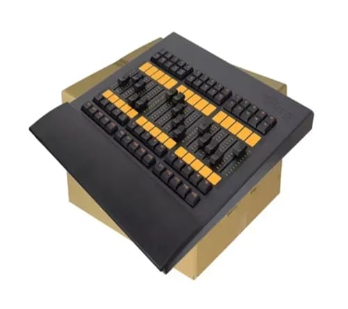 Lichtmischpult MA2 Fader Wing Konsole Bühnenlichtsteuerung, LED-Beleuchtungskonsole DMX 512 for LED Par Moving Head Scheinwerfer DJ Controlle für Lichtshows(3pin Fader Box) von DMETE