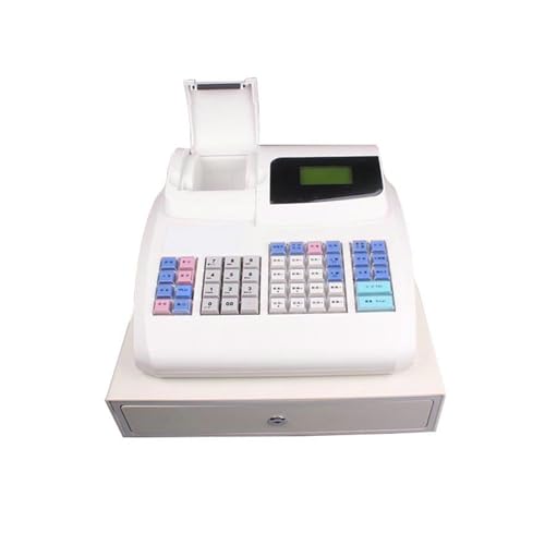 Registrierkasse ECR Kassenschubladen Restaurant Point Of Sale, Elektronische Registrierkasse for ein Einzelhandelsgeschäft ECR800 für kleine Unternehmen(White) von DMETE