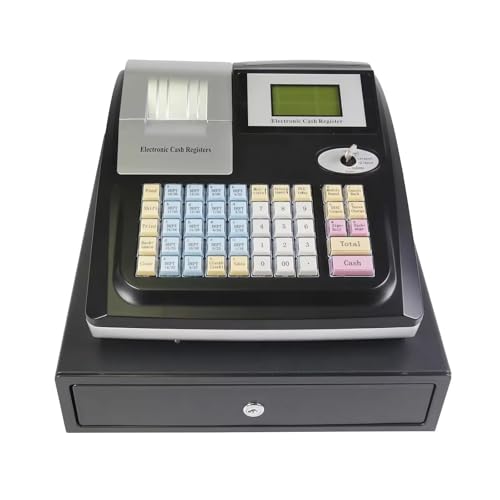 Registrierkasse Registrierkasse Geeignet for Restaurants/Supermärkte/Bekleidungsgeschäfte/Hamburgerläden/Milchteeläden Elektronische Registrierkasse für kleine Unternehmen(Noir) von DMETE