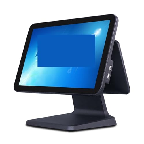 Registrierkasse Registrierkasse Touchscreen-Bestellmaschine mit Scan-Code, kommerzielle All-in-One-Maschine for Milchtee, Catering, Supermarkt für kleine Unternehmen(Dual screen) von DMETE