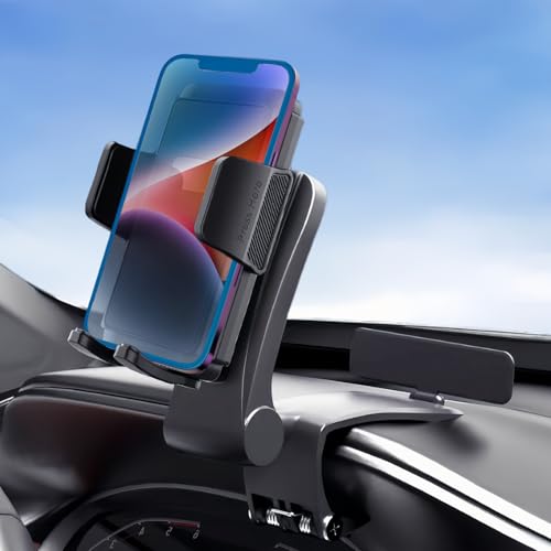 Auto-Telefonhalterung für das Armaturenbrett, 360-Grad-Drehung, Auto-Telefonhalterung geeignet für 4 bis 7-Zoll-Smartphones, multifunktionale Ein-Hand-Bedienung Clip-Design Telefonhalterung kompatibel Auto-Telefonhalterung für das Armaturenbrett, 360-Grad-Drehung, Auto-Telefonhalterung geeignet für 4 bis 7-Zoll-Smartphones, multifunktionale Ein-Hand-Bedienung Clip-Design Telefonhalterung kompatibel von DMJWAN