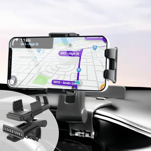 DMJWAN Auto Handyhalter Handyhalterung 360-Grad-Drehbar - Dashboard Handyhalter Autocliphalterung Car Phone Mount Geeignet für 4 bis 7 Zoll Smartphones DMJWAN Auto Handyhalter Handyhalterung 360-Grad-Drehbar - Dashboard Handyhalter Autocliphalterung Car Phone Mount Geeignet für 4 bis 7 Zoll Smartphones von DMJWAN