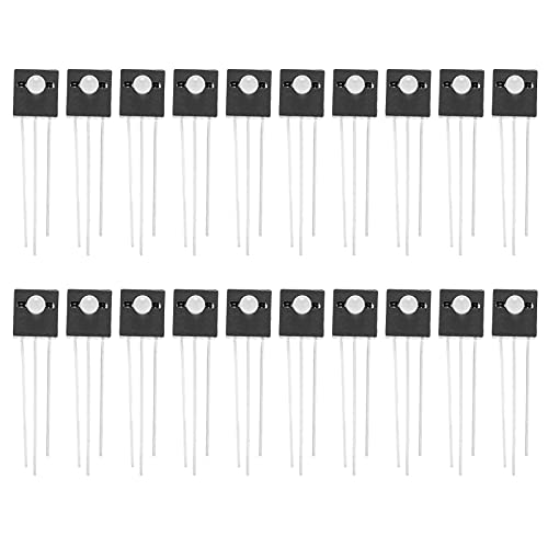 20pcs LED Luminous Diodenlampenhalterhalter tragen stabile Lichtsemit-Basis 3 mm (Grün Links und rot rechts) von DMLENGOIN