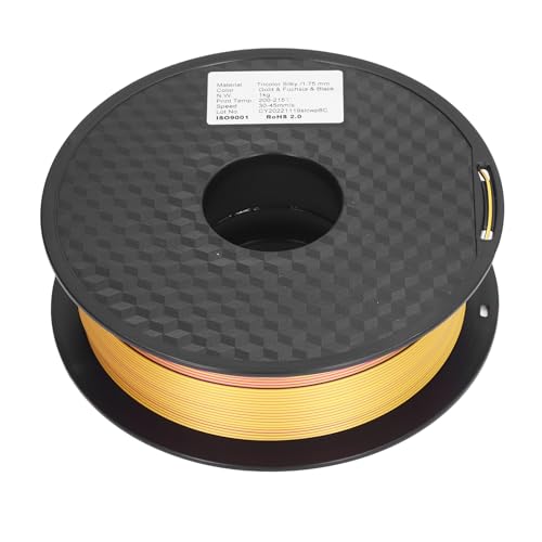 3D -Druck konsumierbar 1,75 mm Filament 3 Farben Gold Purple Red Black 3D Drucker Filament Kreativ gefertigtes Druck für 3D -Enthusiasten von DMLENGOIN