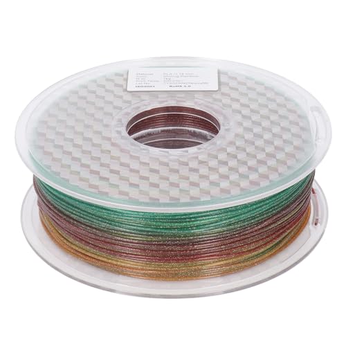 3D -Drucker -Filament Multi -Farb -Seide PLA -Bündel hoher Transparenz Gute Zähigkeit Nachfüllfilament anwendbares Szenen -Home Office von DMLENGOIN