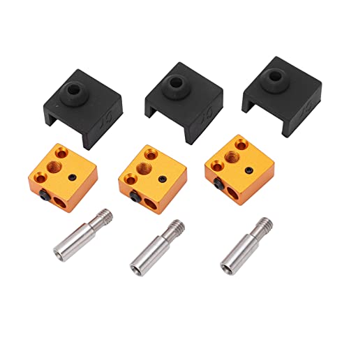 3D -Drucker -Teil -Kit Aluminiumheizungsblock Edelstahl Throat Set für MK7 MK8 3D -Drucker -Teil -Kit Aluminiumheizungsblock Edelstahl Throat Set für MK7 MK8 von DMLENGOIN