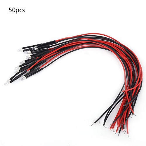 50pcs 12V Vordrückte LED -Licht emittierende Dioden Multikolor blinke schnelle Lichtperle 50pcs 12V Vordrückte LED -Licht emittierende Dioden Multikolor blinke schnelle Lichtperle von DMLENGOIN