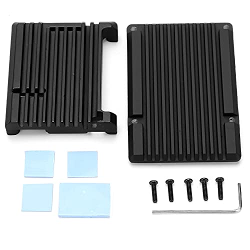 Aluminiumlegierung Hülle Heizdissipation Duale Lüfter 2B 3B 3B 4B Schwarz Aluminiumlegierung Hülle Heizdissipation Duale Lüfter 2B 3B 3B 4B Schwarz von DMLENGOIN
