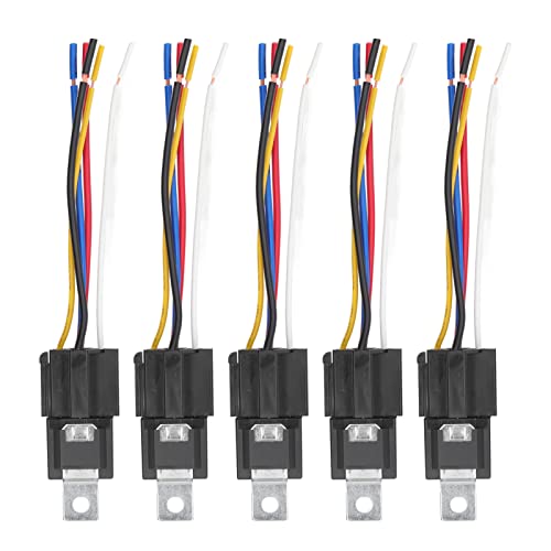 Automotive Relais ineinandergreifendes Design 5 Pin 5 Draht -Set -Kit -Fahrzeug Automotive Relais ineinandergreifendes Design 5 Pin 5 Draht -Set -Kit -Fahrzeug von DMLENGOIN