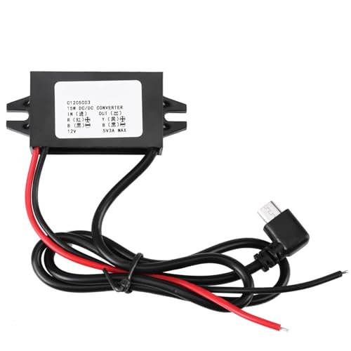 DC-DC 12V bis 5V 3A Micro USB-Spannungswandler hoher Qualität für das Auto-Smartphone DC-DC 12V bis 5V 3A Micro USB-Spannungswandler hoher Qualität für das Auto-Smartphone von DMLENGOIN